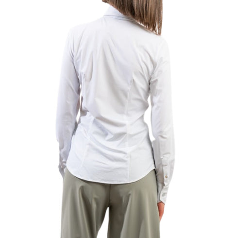 Camicia Donna slim traspirante Bianco RRD- Francavilla Moda